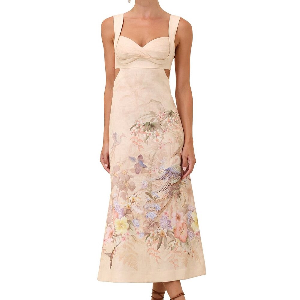 BNWT Zimmermann Illuminate Midi Dress